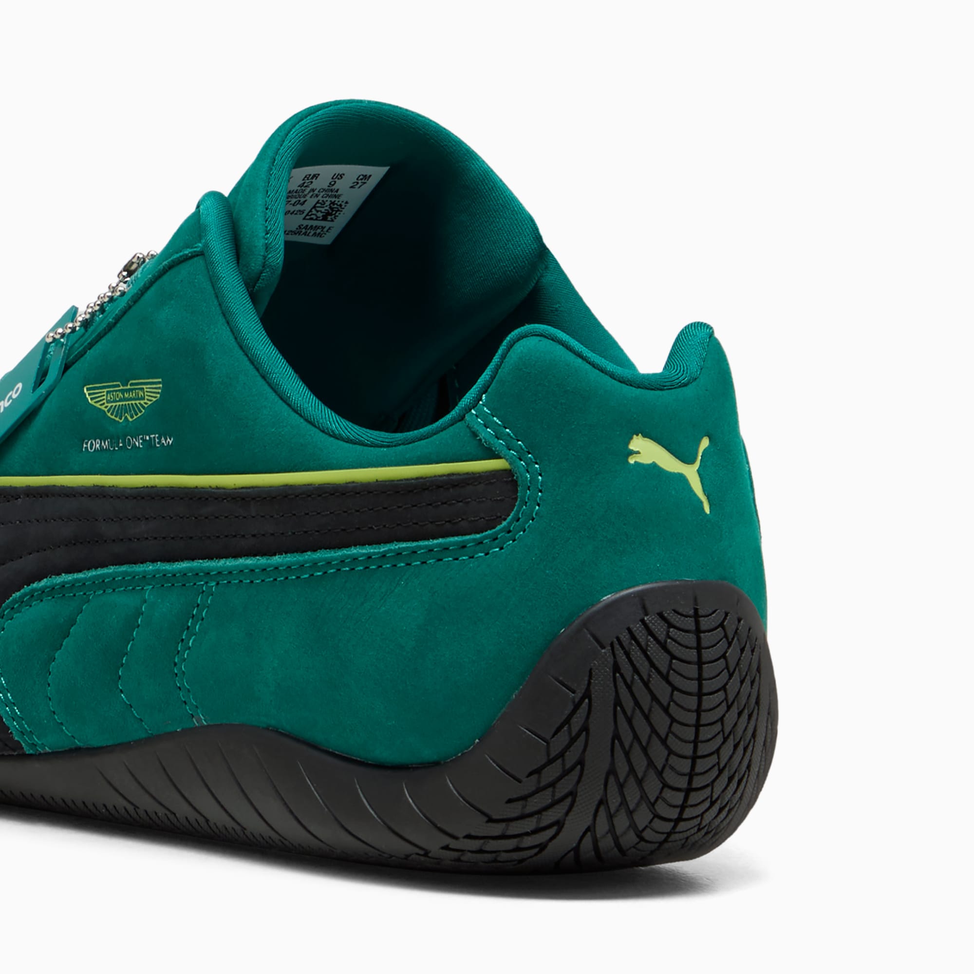 PUMA x ASTON MARTIN ARAMCO F1® TEAM Speedcat Low Sneakers Unisex - Green Lux-PUMA Black - Image 5