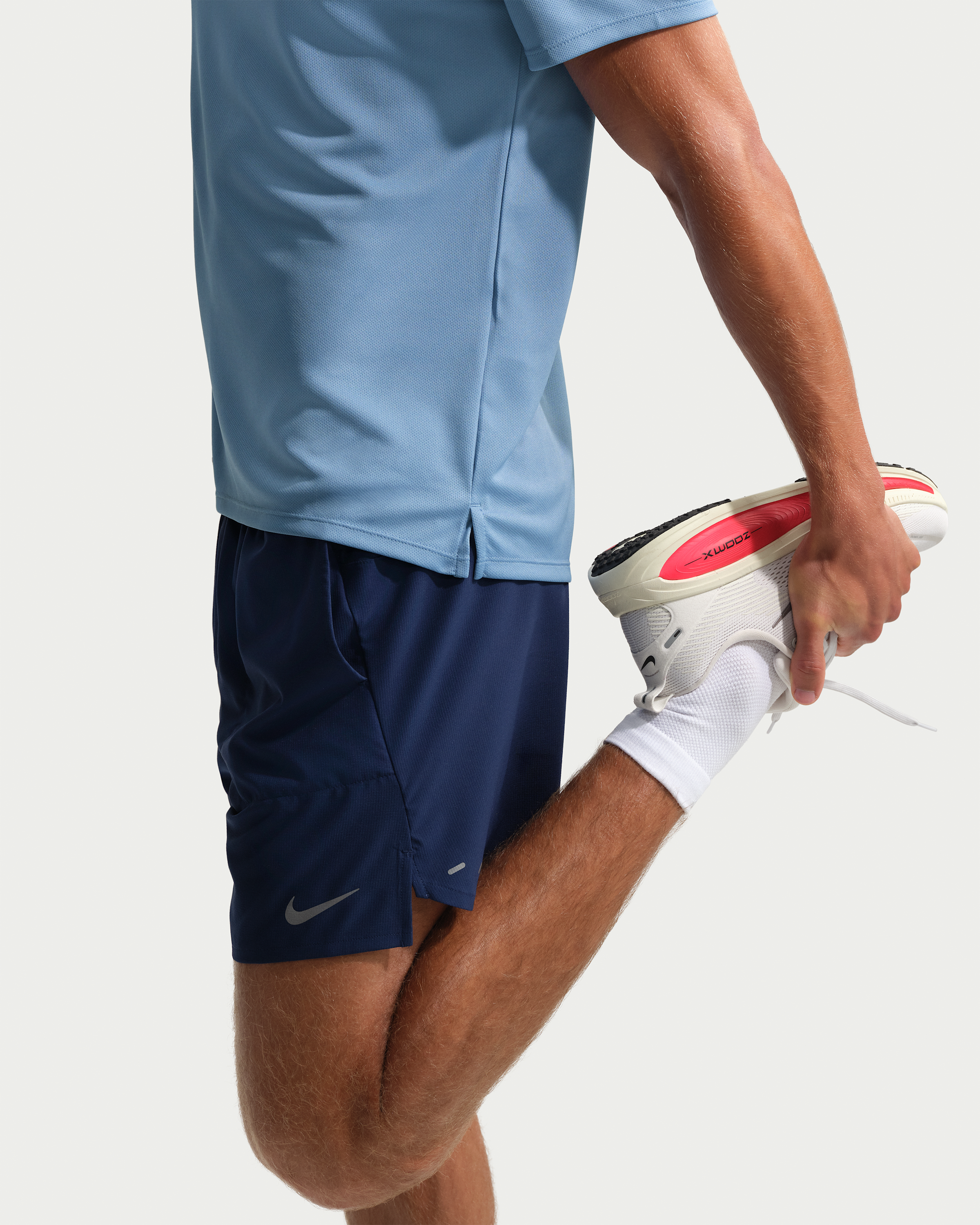 Nike Stride Men's Dri-FIT 18cm (approx.) Briefs-Lined Running Shorts - Midnight Navy - View 4