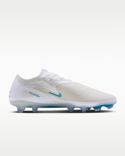 Nike Phantom 6 Low Elite Firm-Ground Football Boot - White/White/Dusty Cactus - View 3