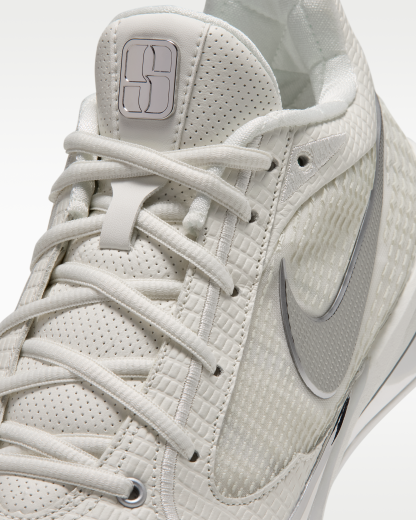 Sabrina 4 'White Label LX' Basketball Shoes - Sail/Sail/Metallic Silver - View 7