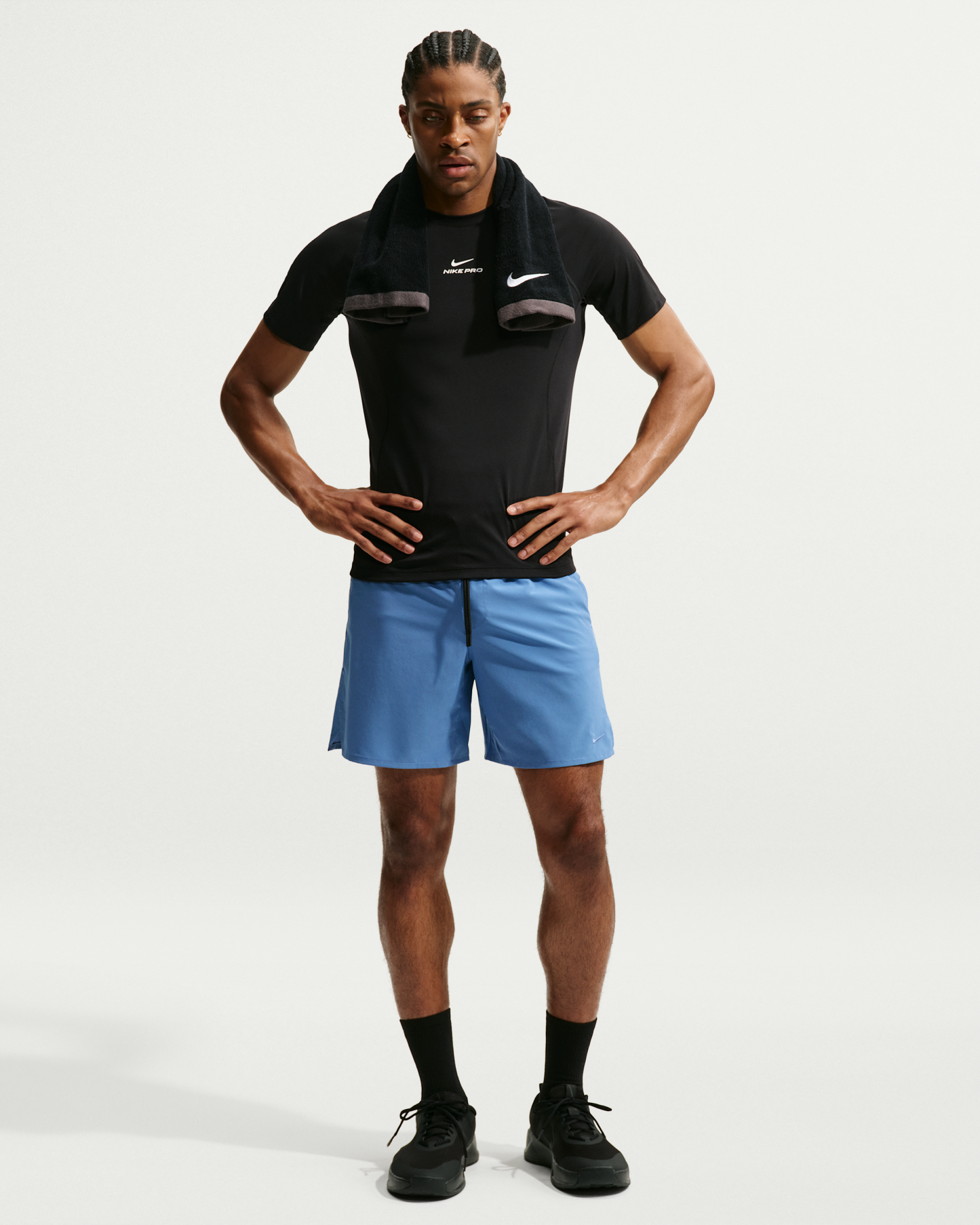 Nike Unlimited Men's Dri-FIT 18cm (approx.) Unlined Versatile Shorts - Indigo Storm/Black/Indigo Storm - View 1