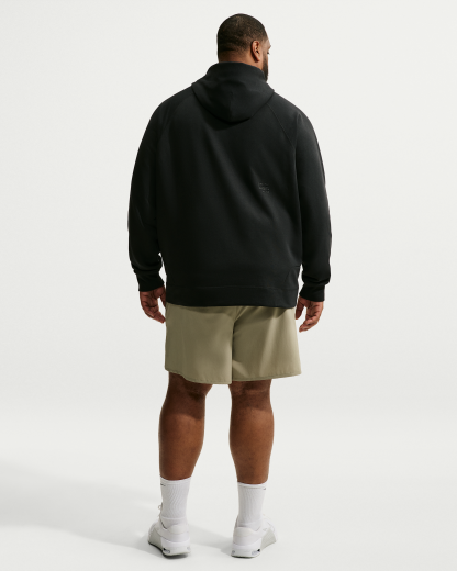 Nike N.A.C. Men's Dri-FIT Oversized Fleece Training Hoodie - Black/Black - View 10