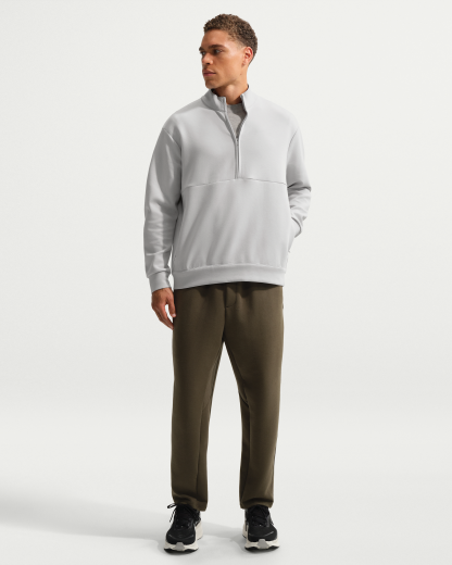 Nike 24.7 ImpossiblySoft Men's Dri-FIT 1/2-Zip Top - Grey Fog/Light Smoke Grey - View 4