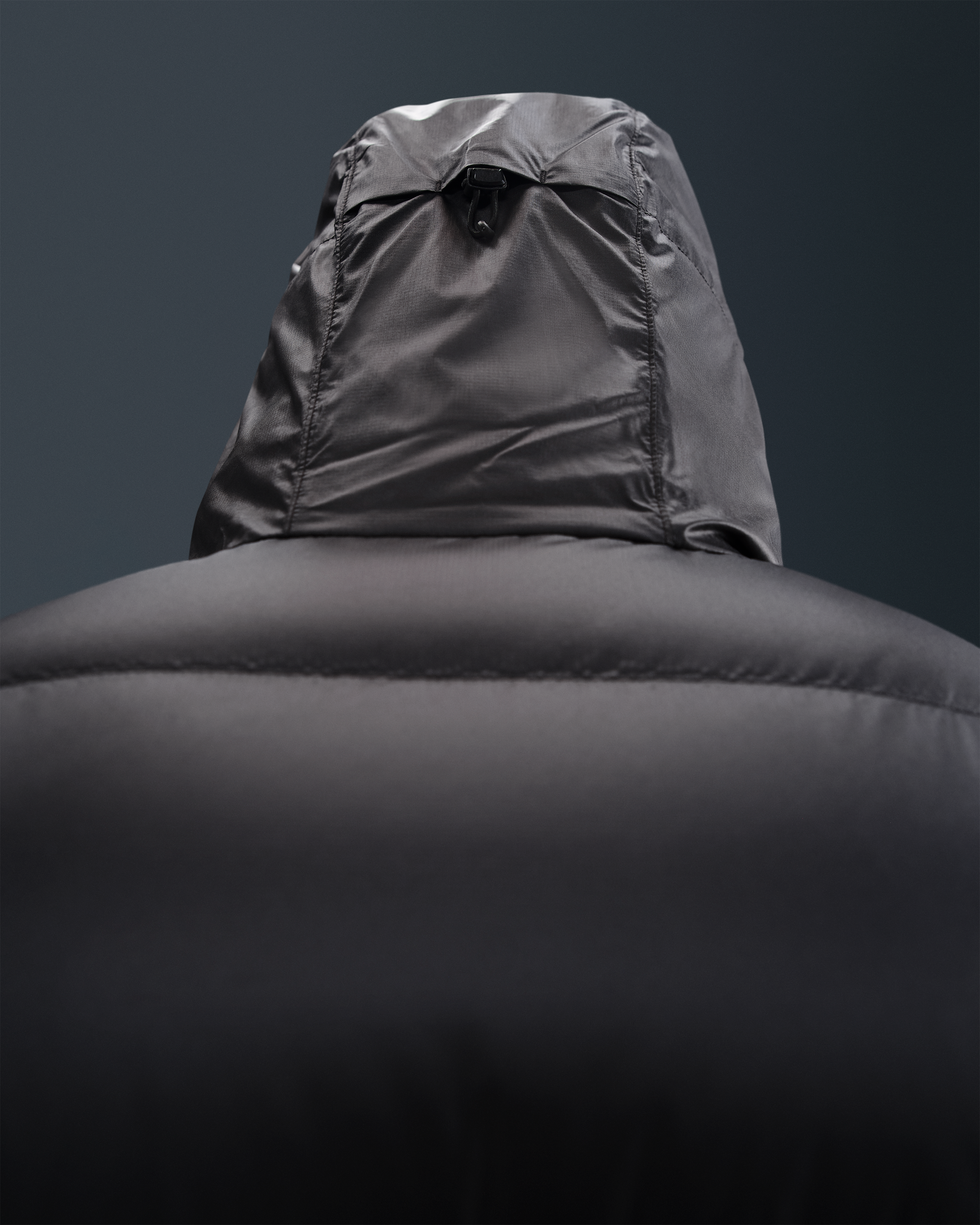 Nike Windrunner Men's Down Jacket - Black/Black/White - View 6