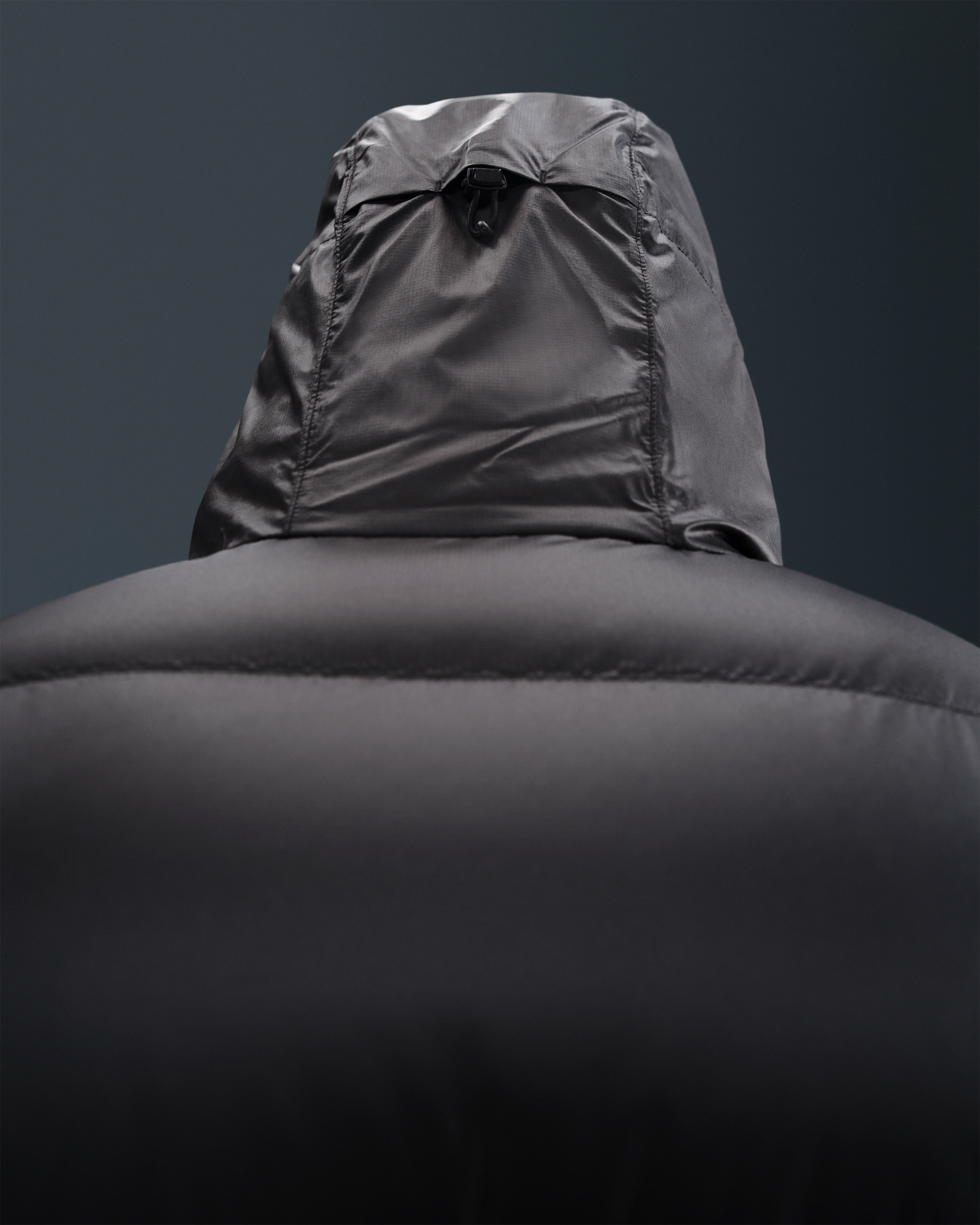 Nike Windrunner Men's Down Jacket - Black/Black/White - View 6