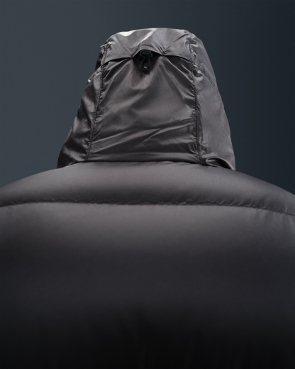 Nike Windrunner Men's Down Jacket - Black/Black/White - View 6