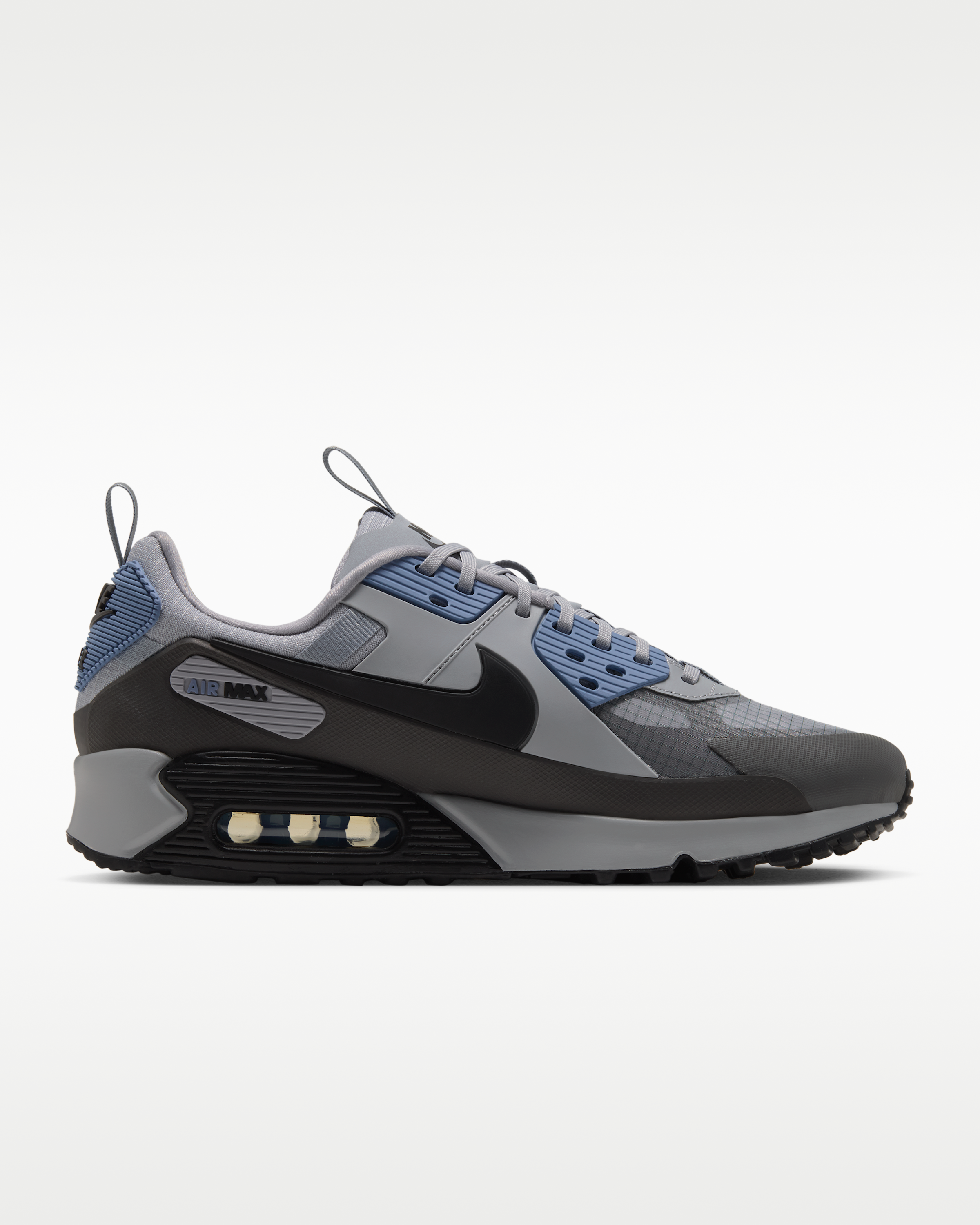 Nike Air Max 90 Drift Men's Shoes - Medium Ash/Work Blue/Wolf Grey/Black - View 3
