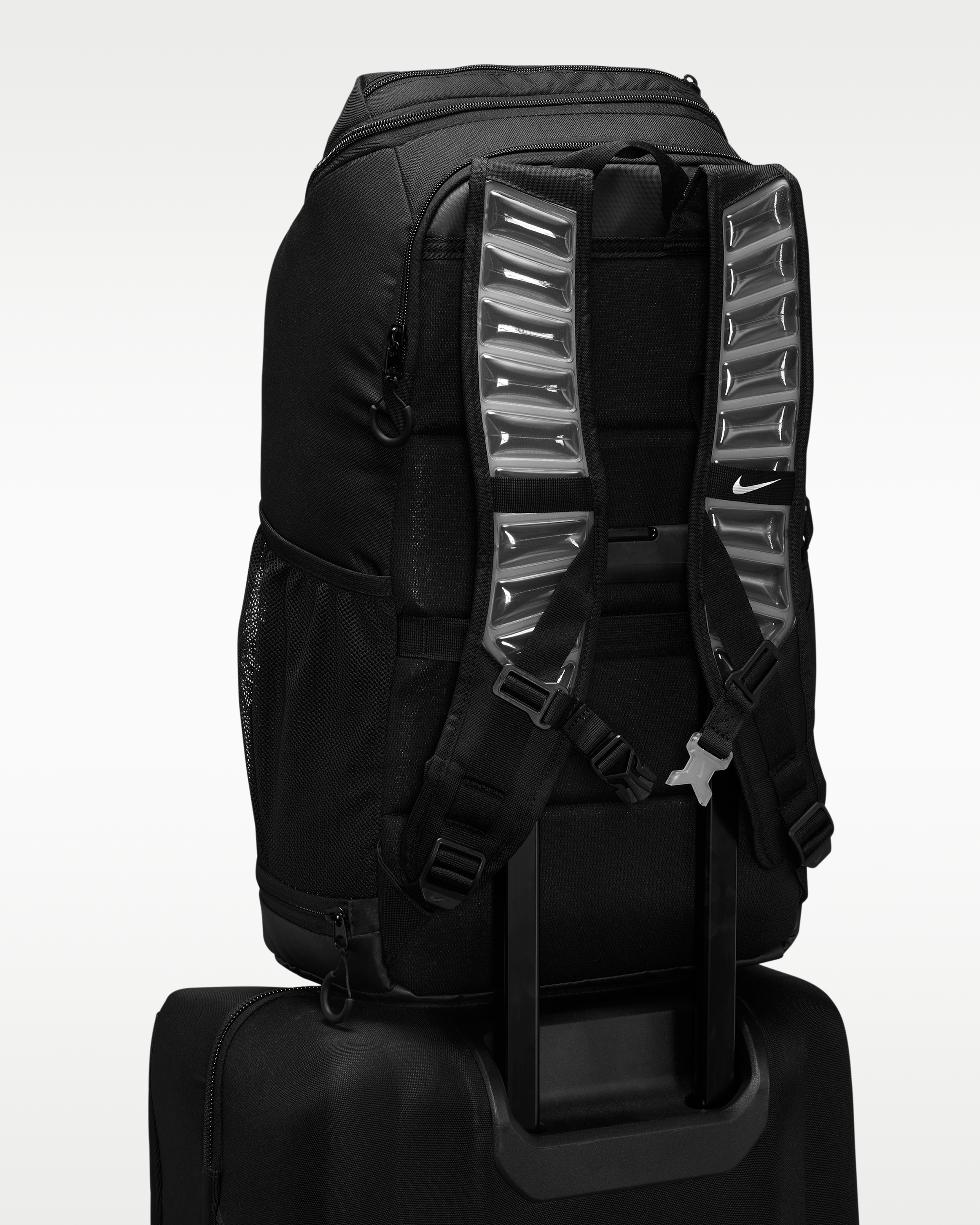 Nike Varsity Elite Backpack (32L) - Black/Black/Metallic Silver - View 12