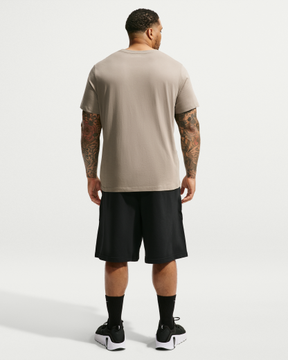 Nike N.A.C. Men's Dri-FIT Fleece Training Shorts - Black/Black - View 11