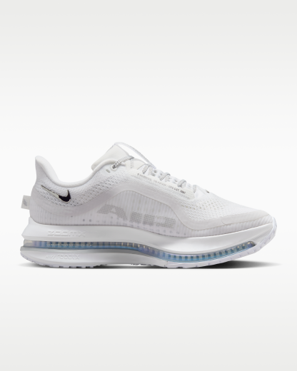 Nike Pegasus Premium Women's Road Running Shoes - White/Metallic Silver/Metallic Silver - View 3