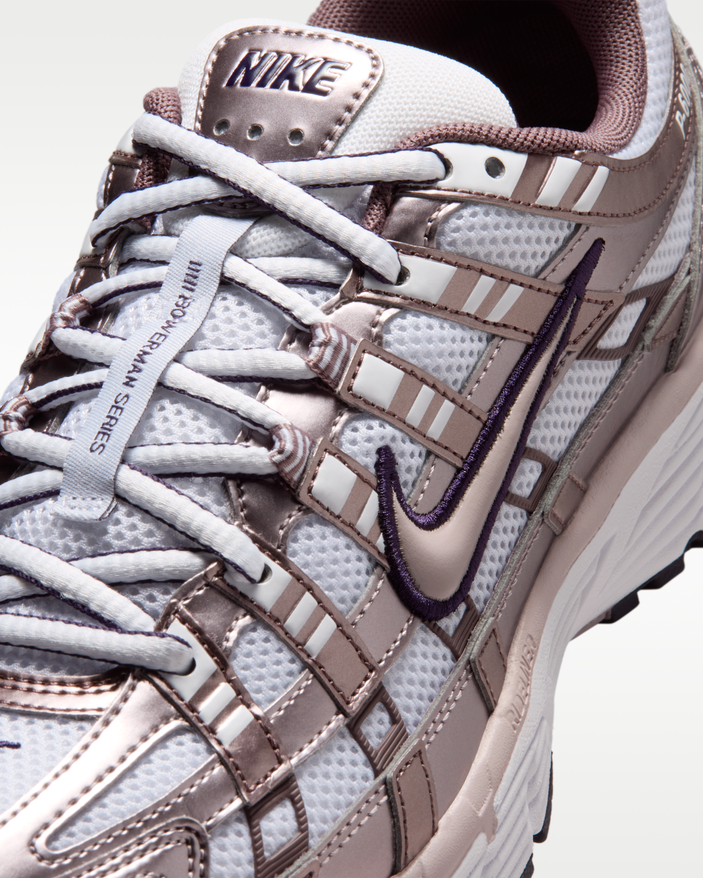 Nike P-6000 Women's Shoes - White/Light Violet Ore/Tattoo/Purple Dynasty - View 7