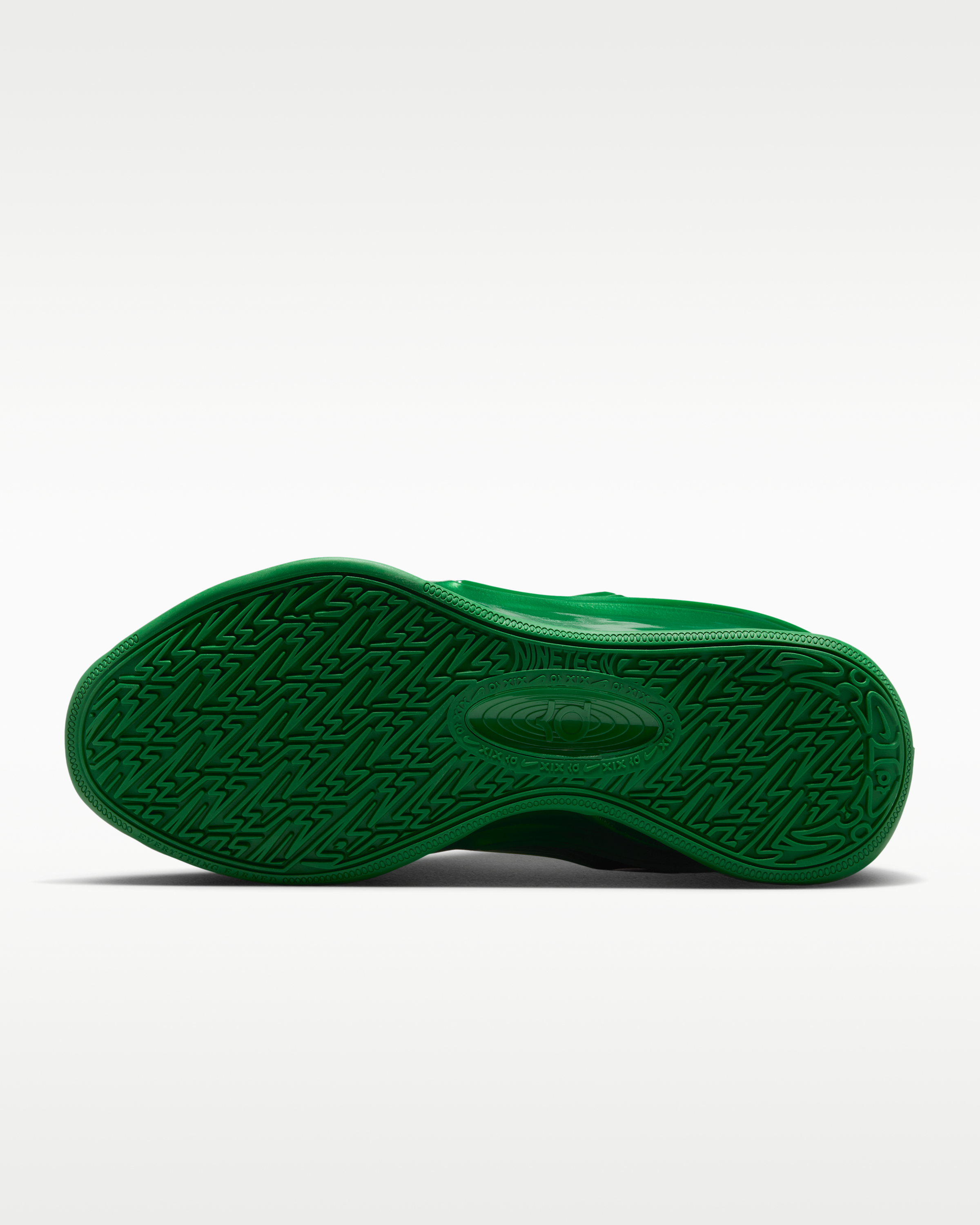 KD19 Basketball Shoes - Gorge Green/Stadium Green/University Gold - View 2