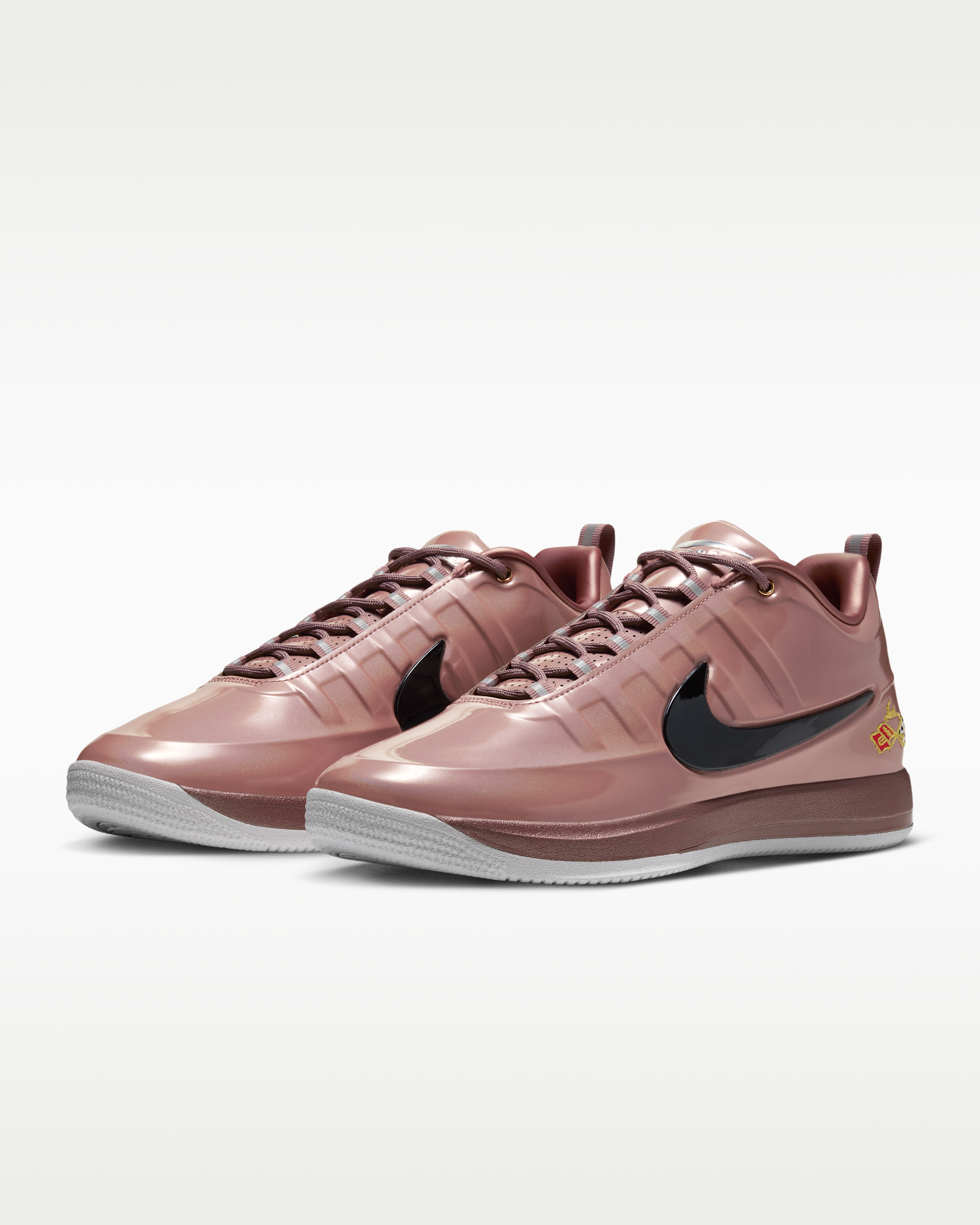 Book 2 x Chevy Basketball Shoes - Metallic Red Bronze/Sail/Metallic Silver/Black - View 5
