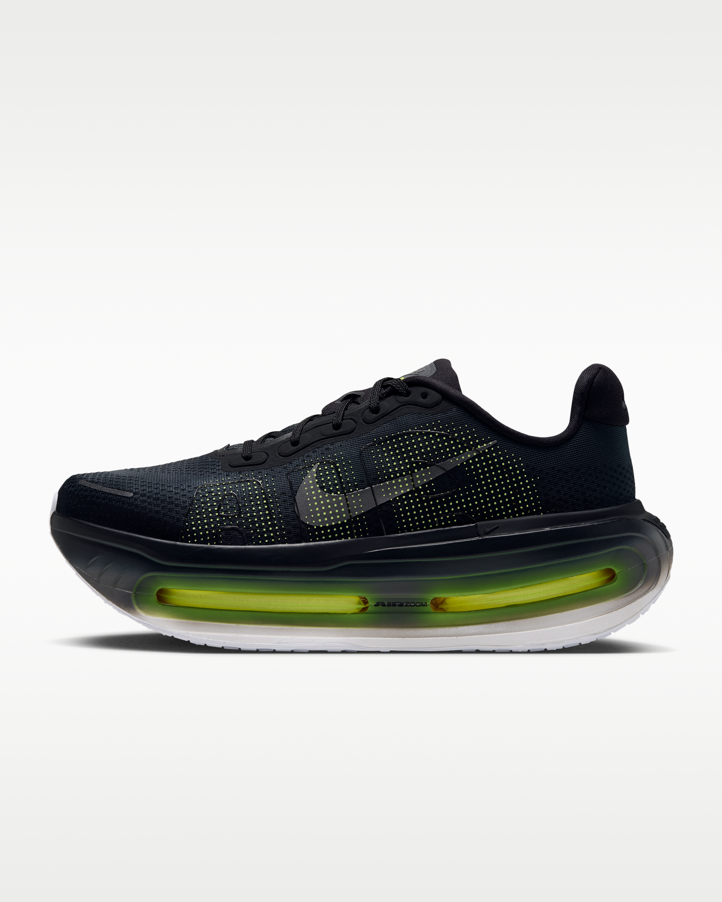 Nike Vomero Premium Men's Road Running Shoes - Black/Anthracite/Lemon Venom/Metallic Dark Grey - View 1