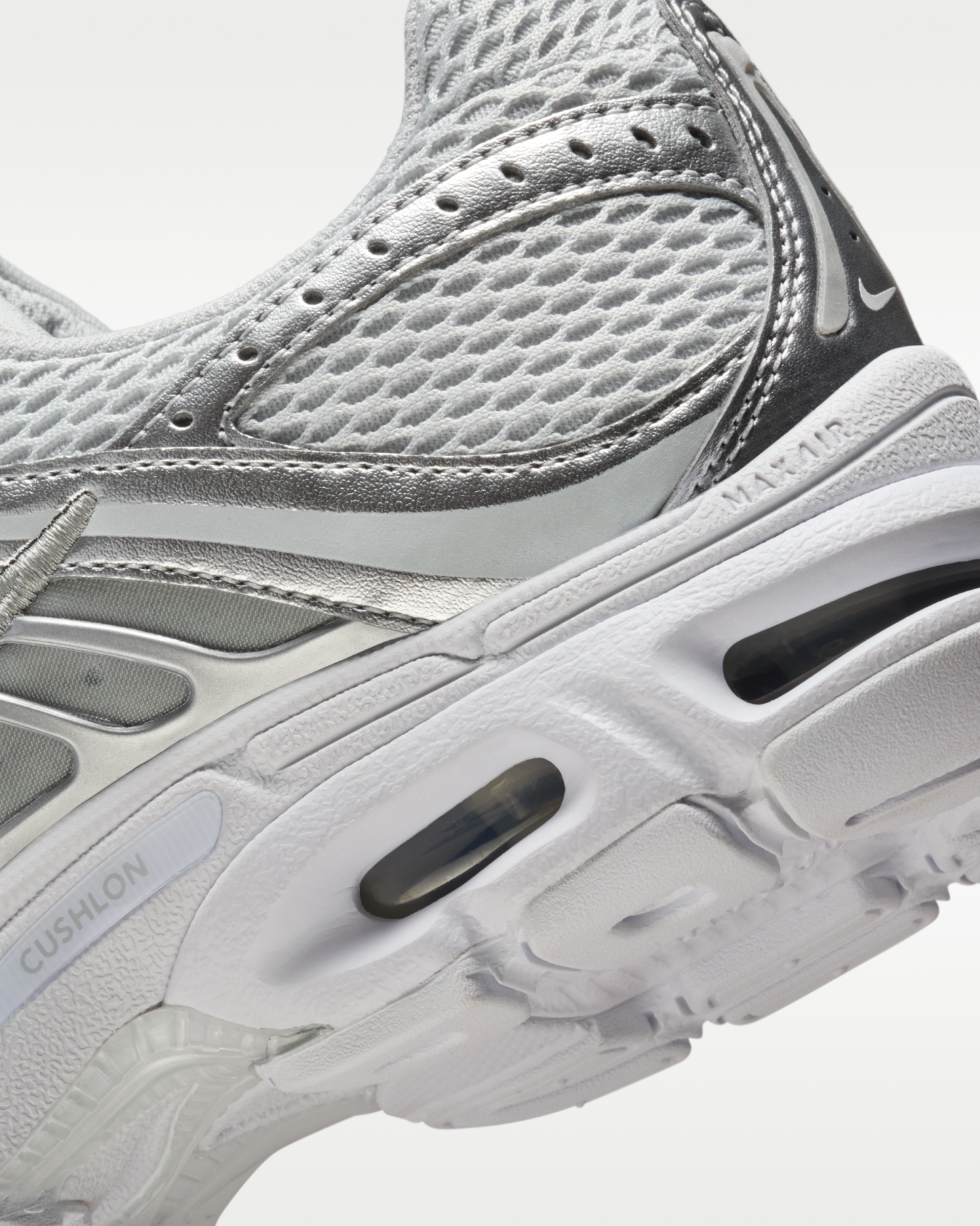 Nike Air Max Moto 2K Women's Shoes with Reflective Design Accents - Grey Fog/Metallic Silver/White - View 8
