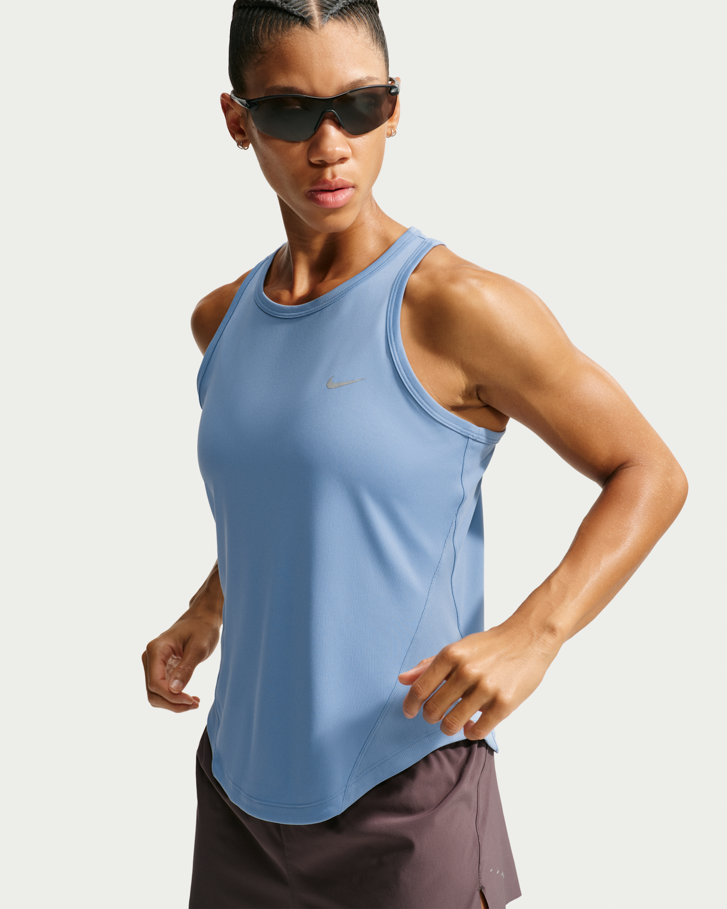 Nike Tempo Women's Dri-FIT Running Tank Top - Work Blue - View 1