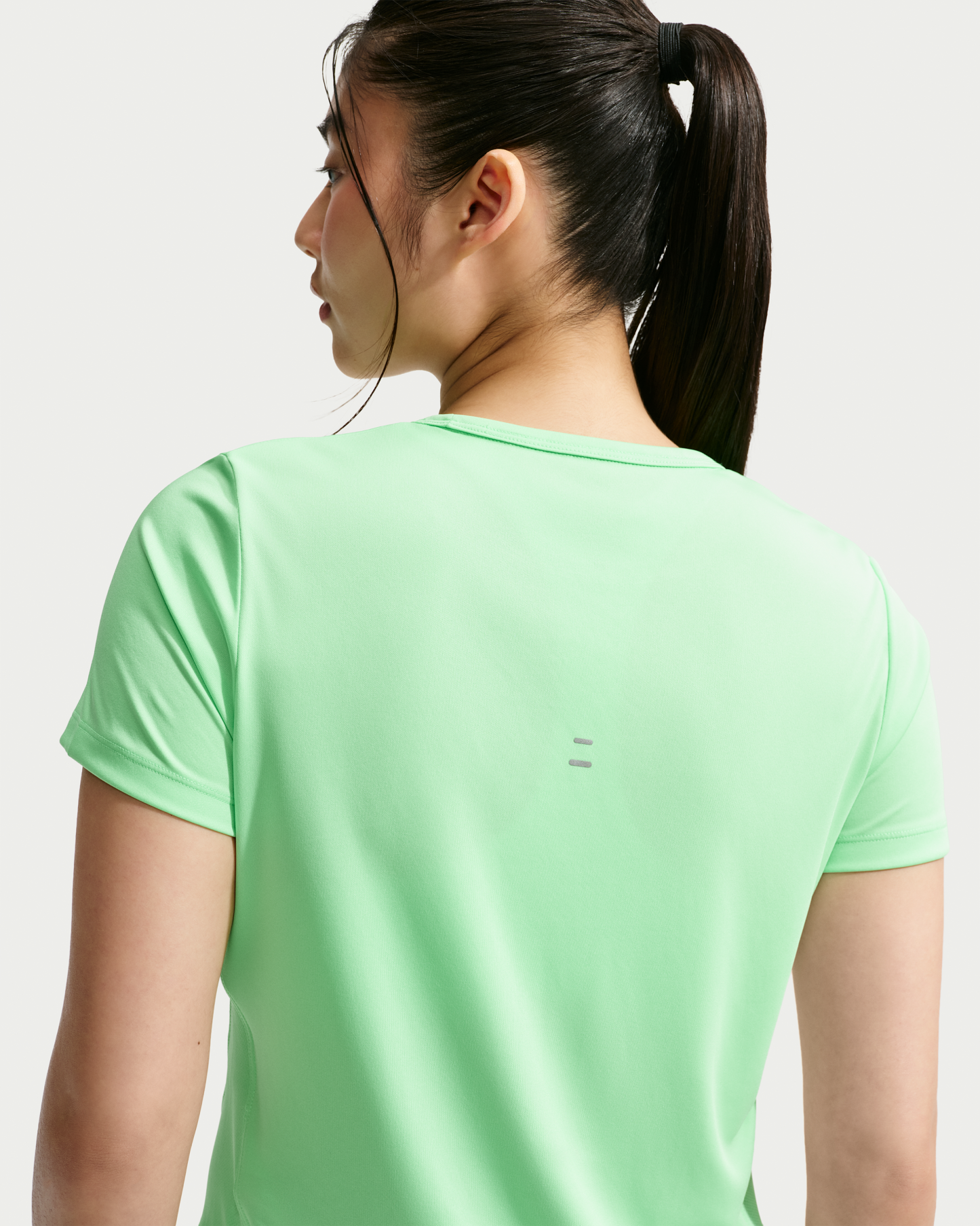 Nike Tempo Women's Dri-FIT Short-Sleeve Running Top - Illusion Green - View 2