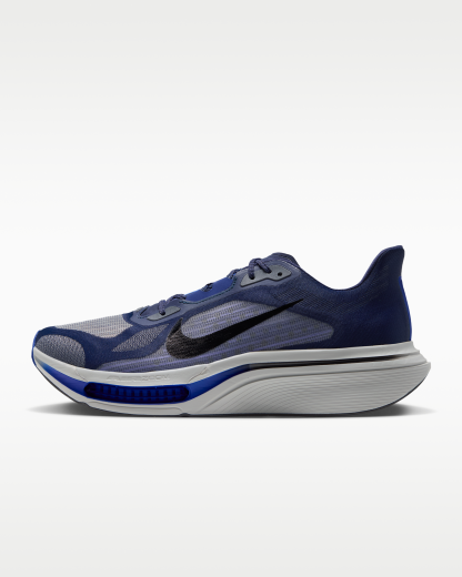 Nike Pegasus Plus 2 Men's Road-Running Shoes - Midnight Navy/Racer Blue/Grey Mist/Black - View 1