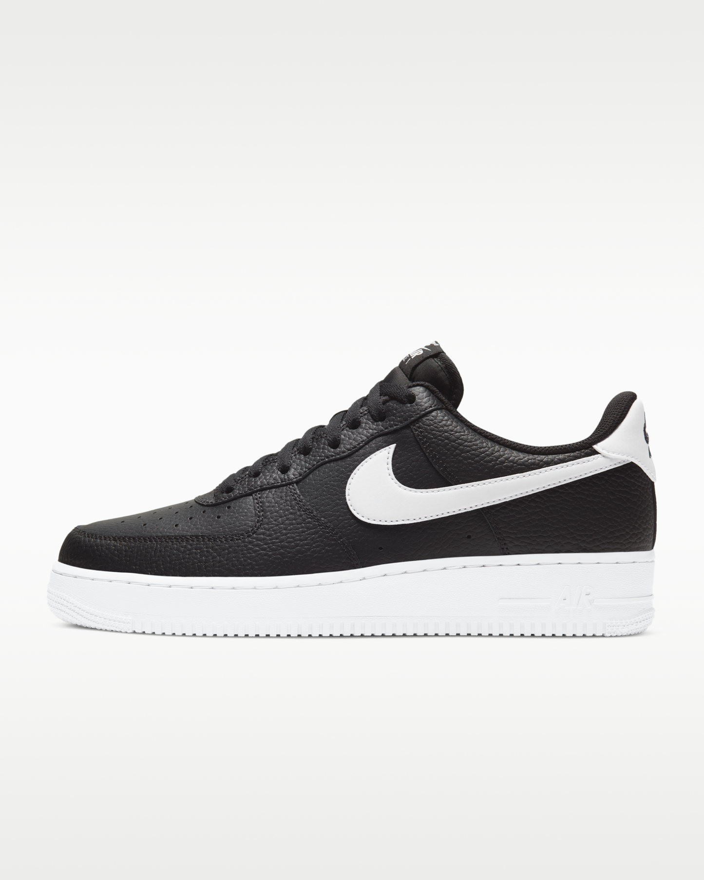 Nike Air Force 1 '07 Men's Shoe - Black/White - View 1