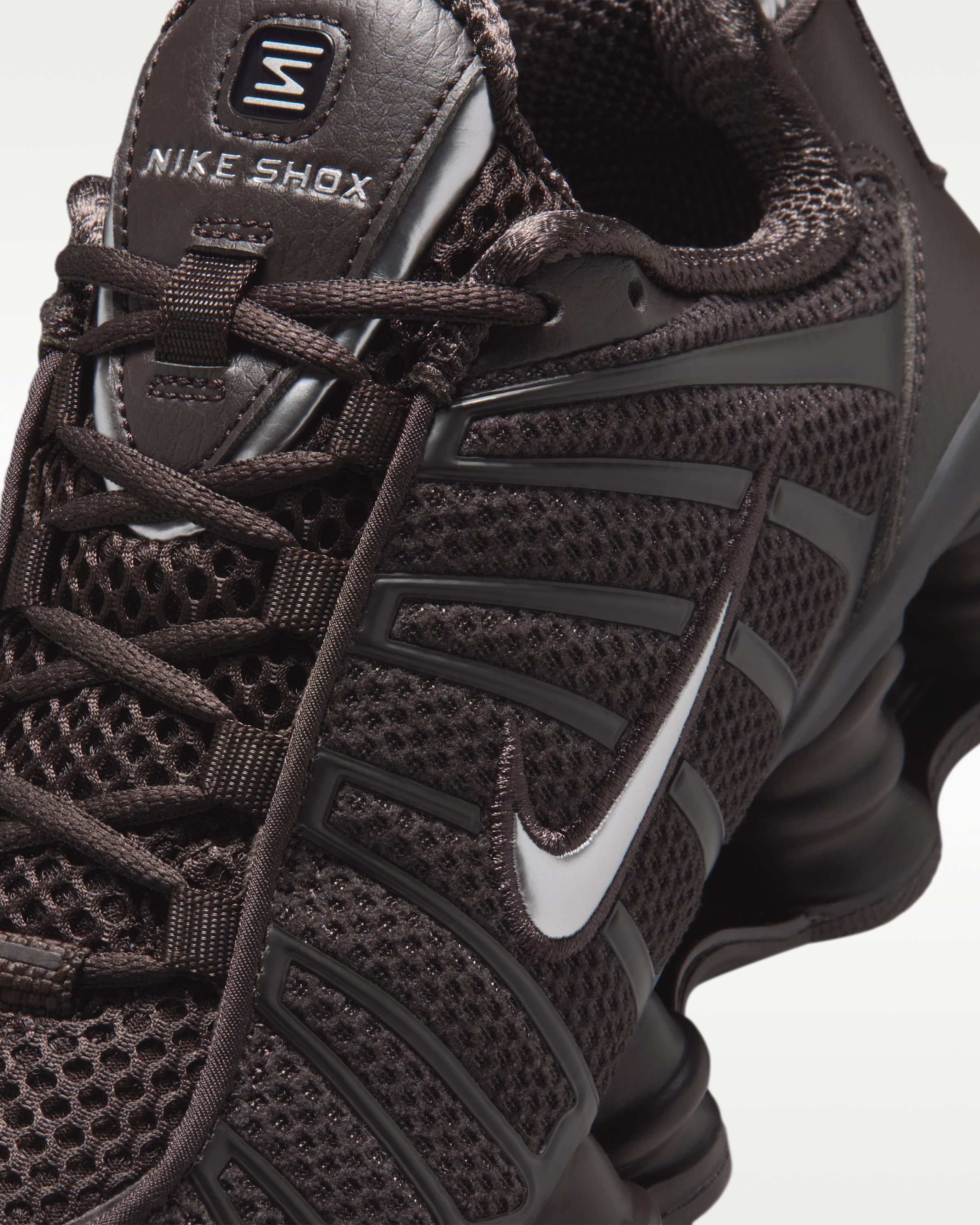 Nike Shox TL Women's Shoes - Velvet Brown/Metallic Silver - View 7
