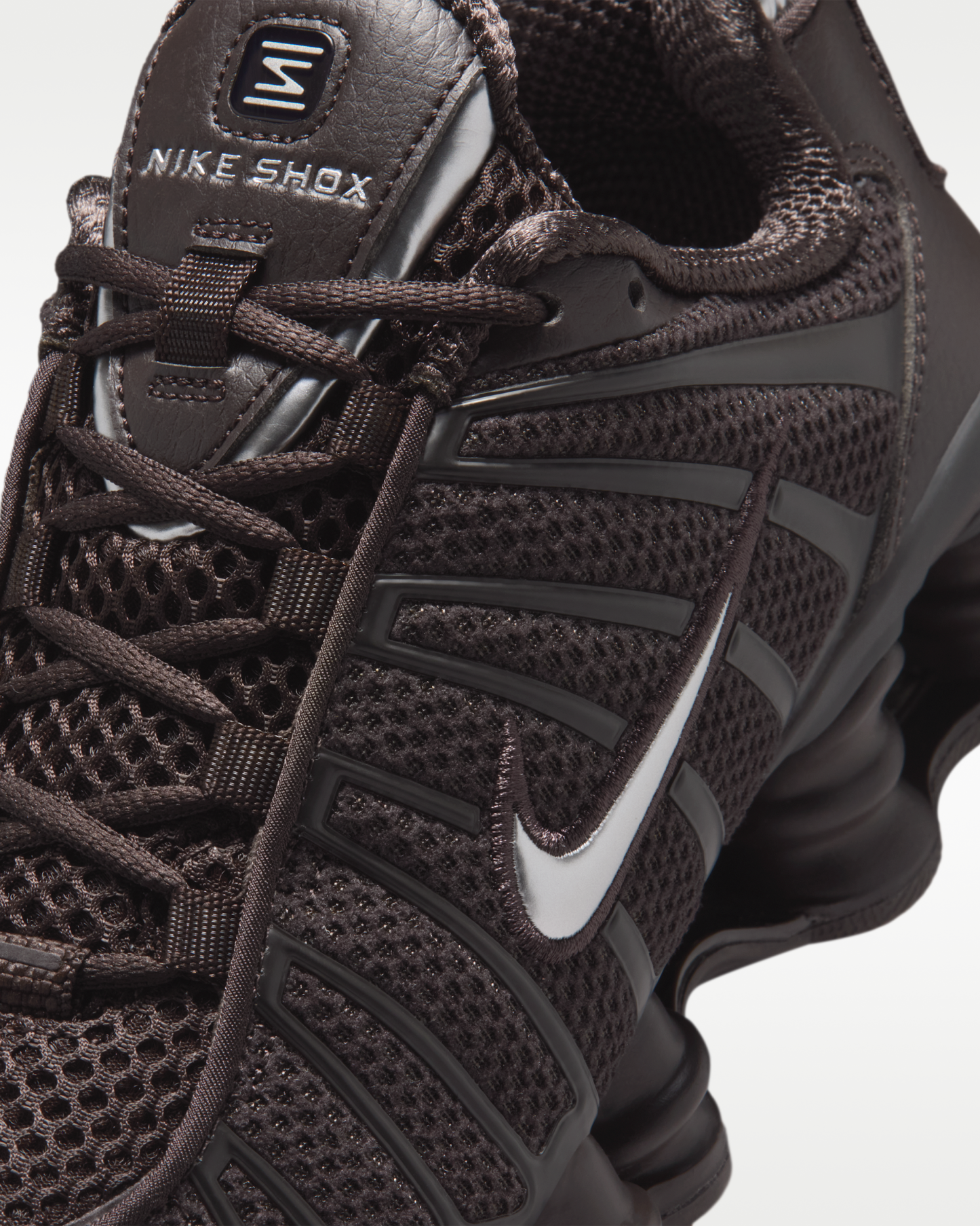 Nike Shox TL Women's Shoes - Velvet Brown/Metallic Silver - View 7