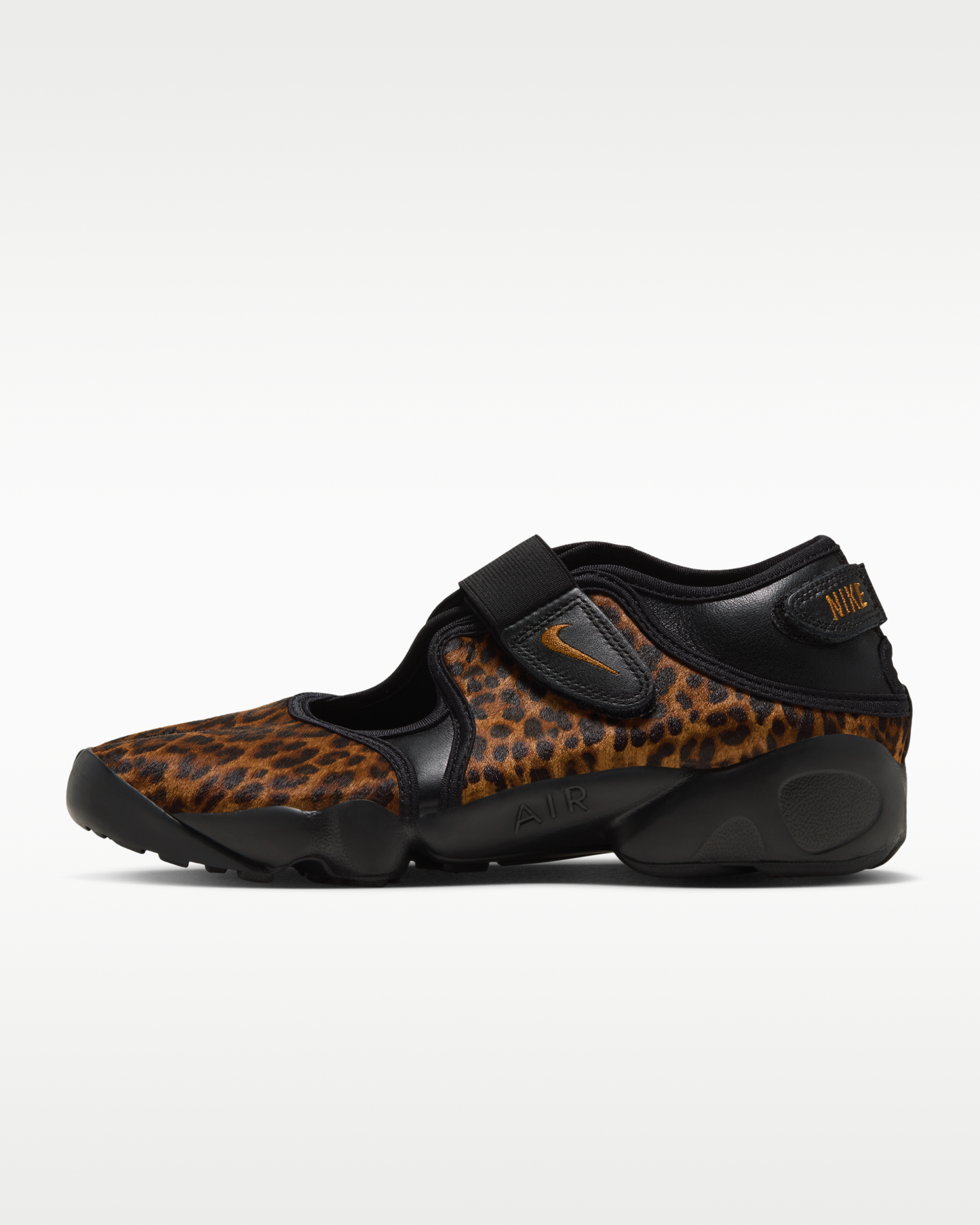 Nike Air Rift Women's Shoes - Black/Desert Ochre - View 1