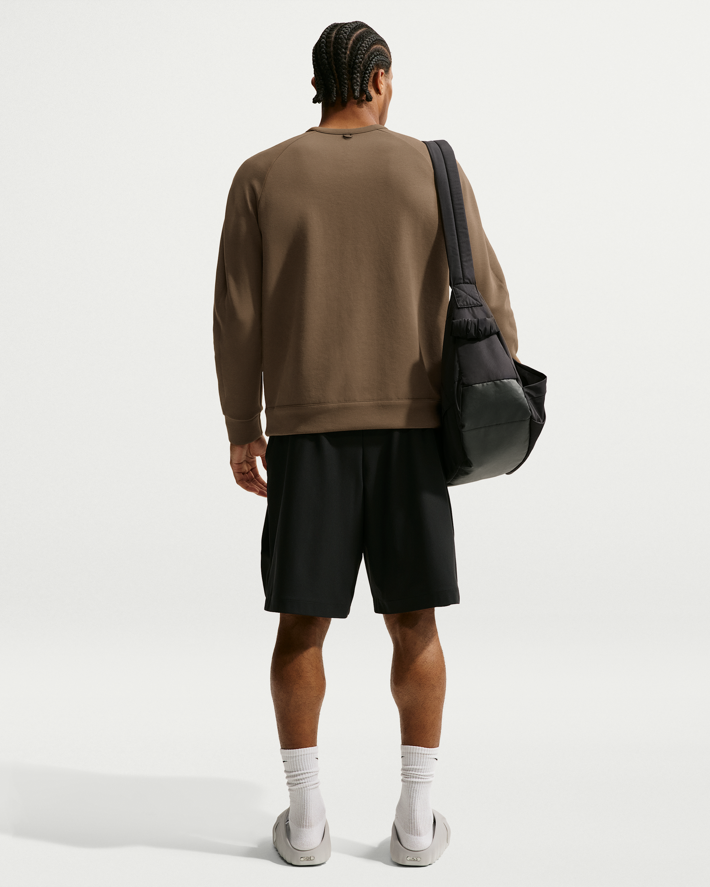 Nike 24.7 ImpossiblySoft Men's Dri-FIT Crew - Dark Hazel/Black/Velvet Brown - View 5