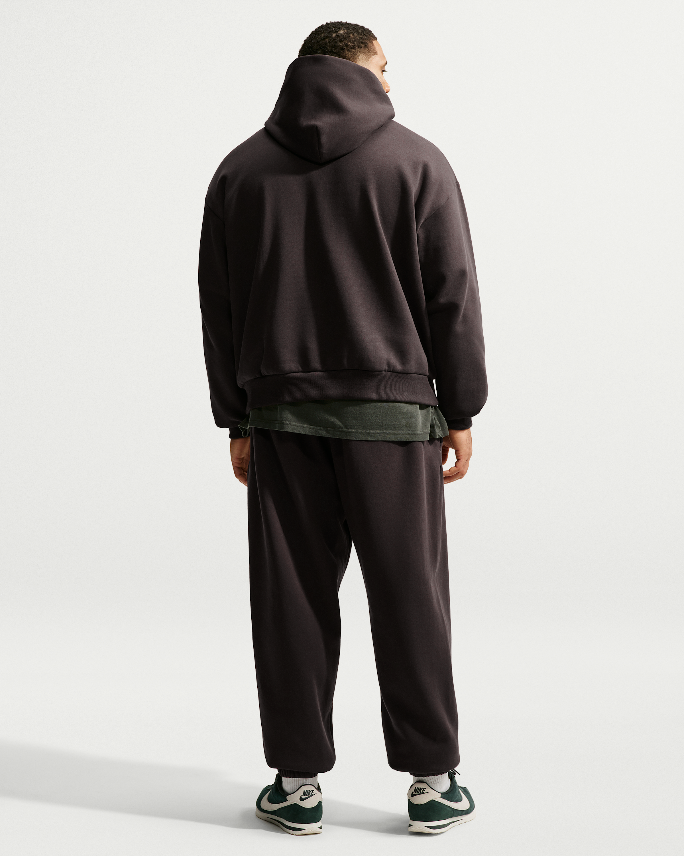 Nike Solo Fleece Men's Cuffed Trousers - Velvet Brown/Sail - View 10