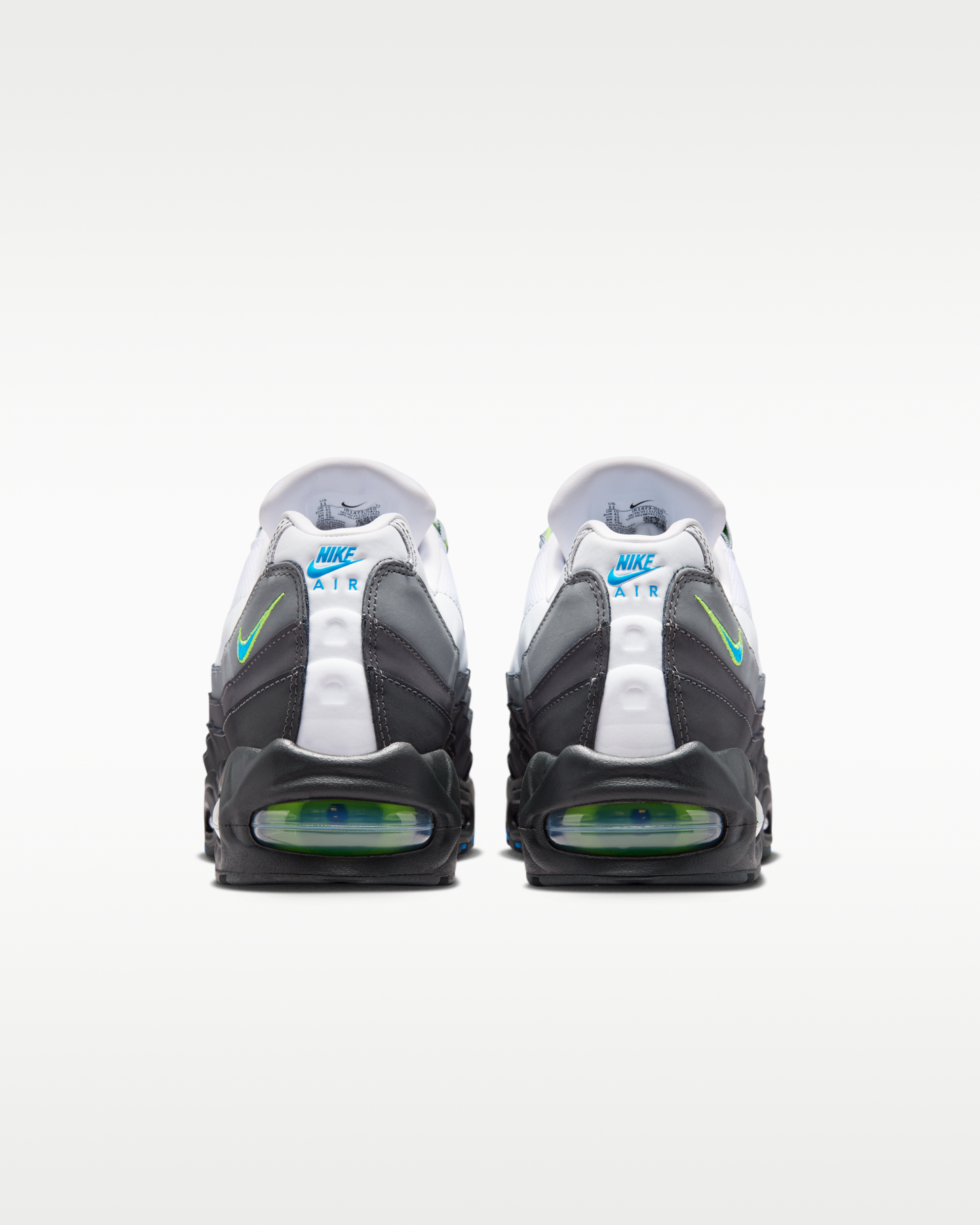 Nike Air Max 95 Big Bubble Men's Shoes - Black/Action Green/Anthracite/Photo Blue - View 6
