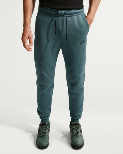 Nike Tech Men's Fleece Joggers - Mineral Slate/Black - View 2