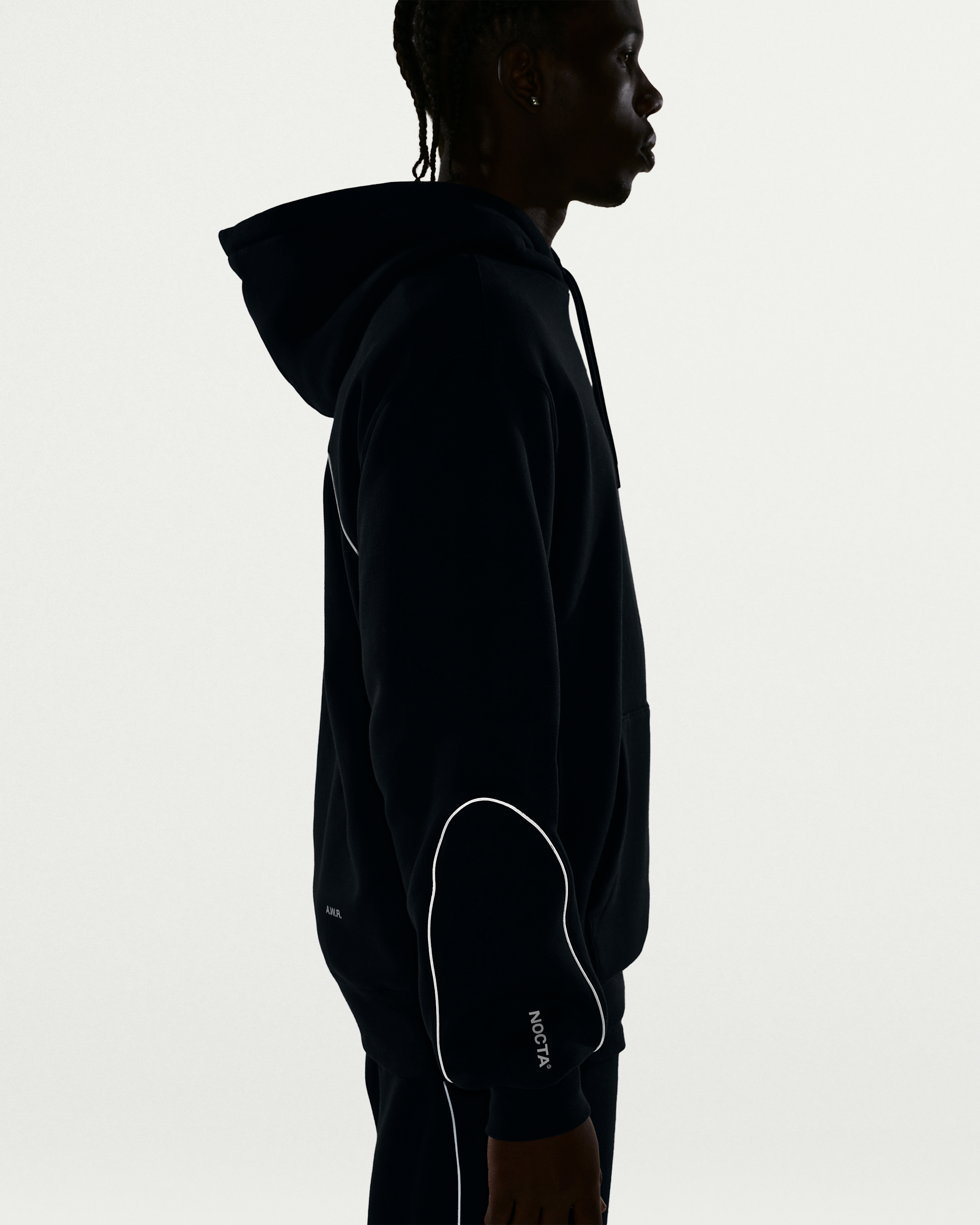 NOCTA Fleece CS Hoodie 2 - Black/White - View 12