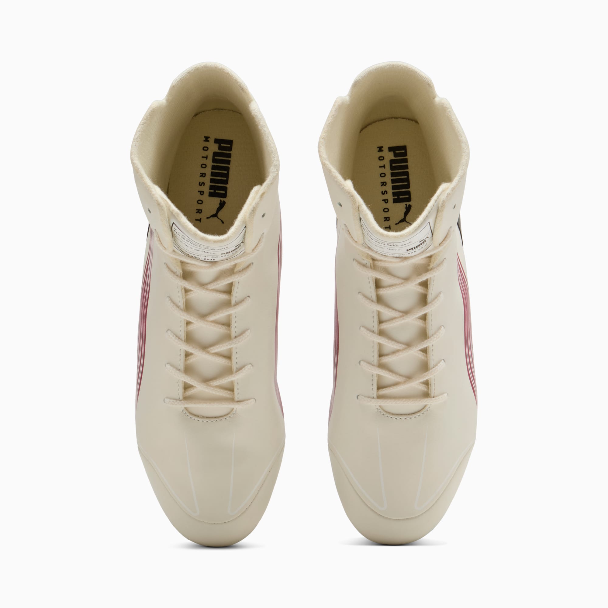 Scuderia Ferrari Speedcat Pro Charles Leclerc Boots Men - Frosted Ivory-Dark Cherry - Image 6