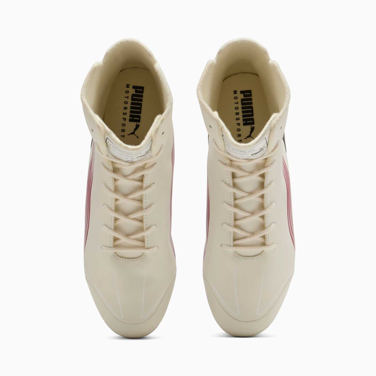 Scuderia Ferrari Speedcat Pro Charles Leclerc Boots Men - Frosted Ivory-Dark Cherry - Image 6