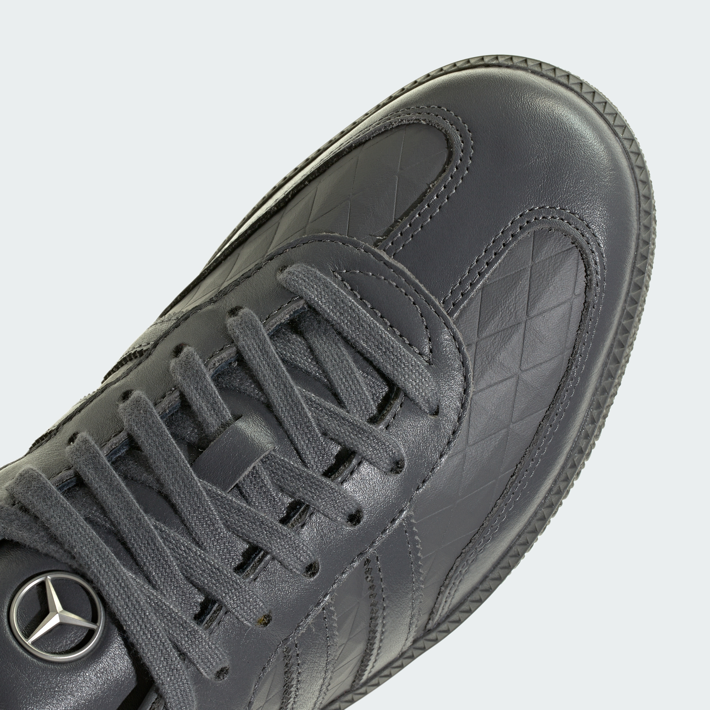 adidas ADIDAS SAMBA OG - MERCEDES-BENZ SHOES - Grey Five / Grey Five / Silver Metallic - View 10