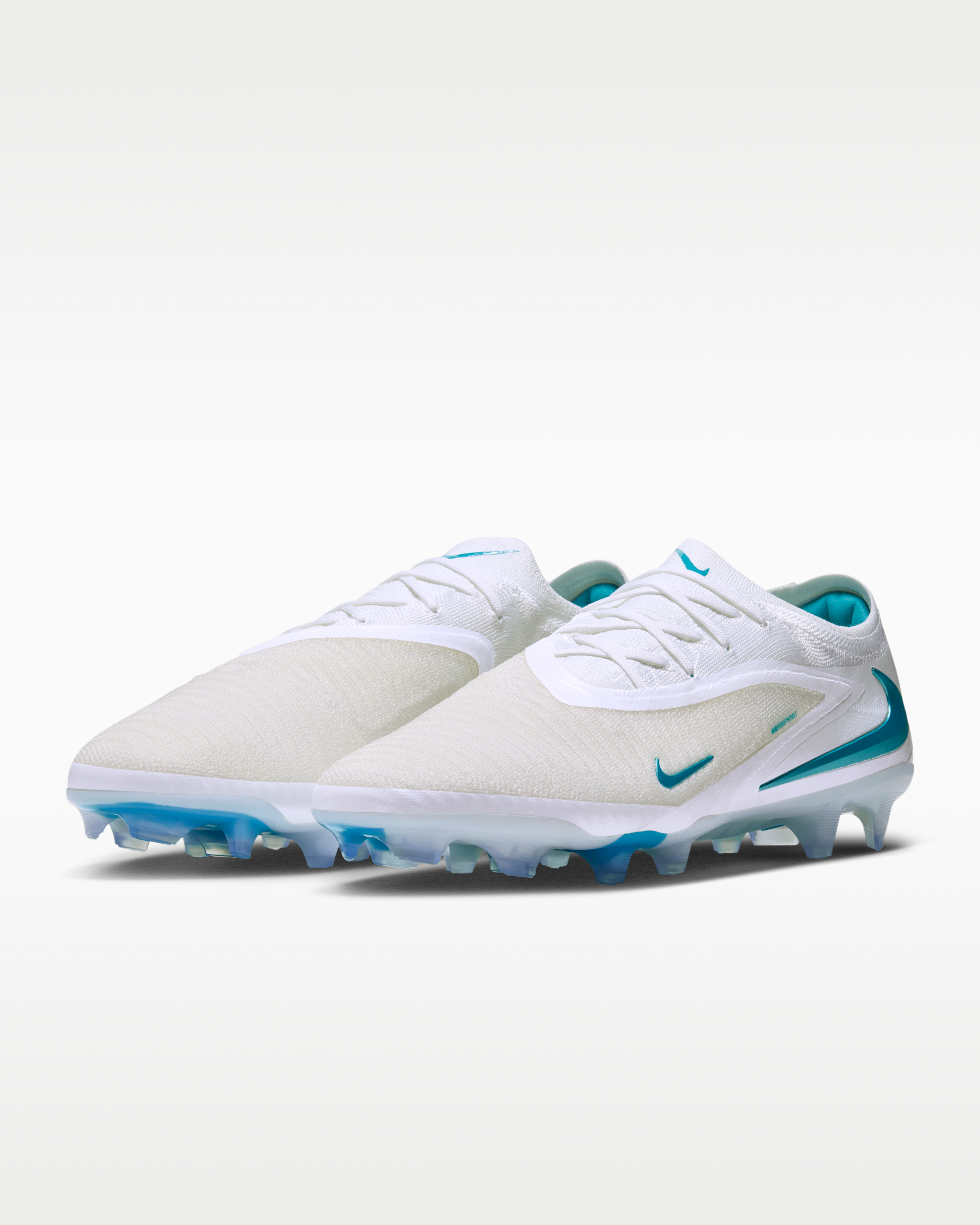 Nike Phantom 6 Low Elite Firm-Ground Football Boot - White/White/Dusty Cactus - View 5