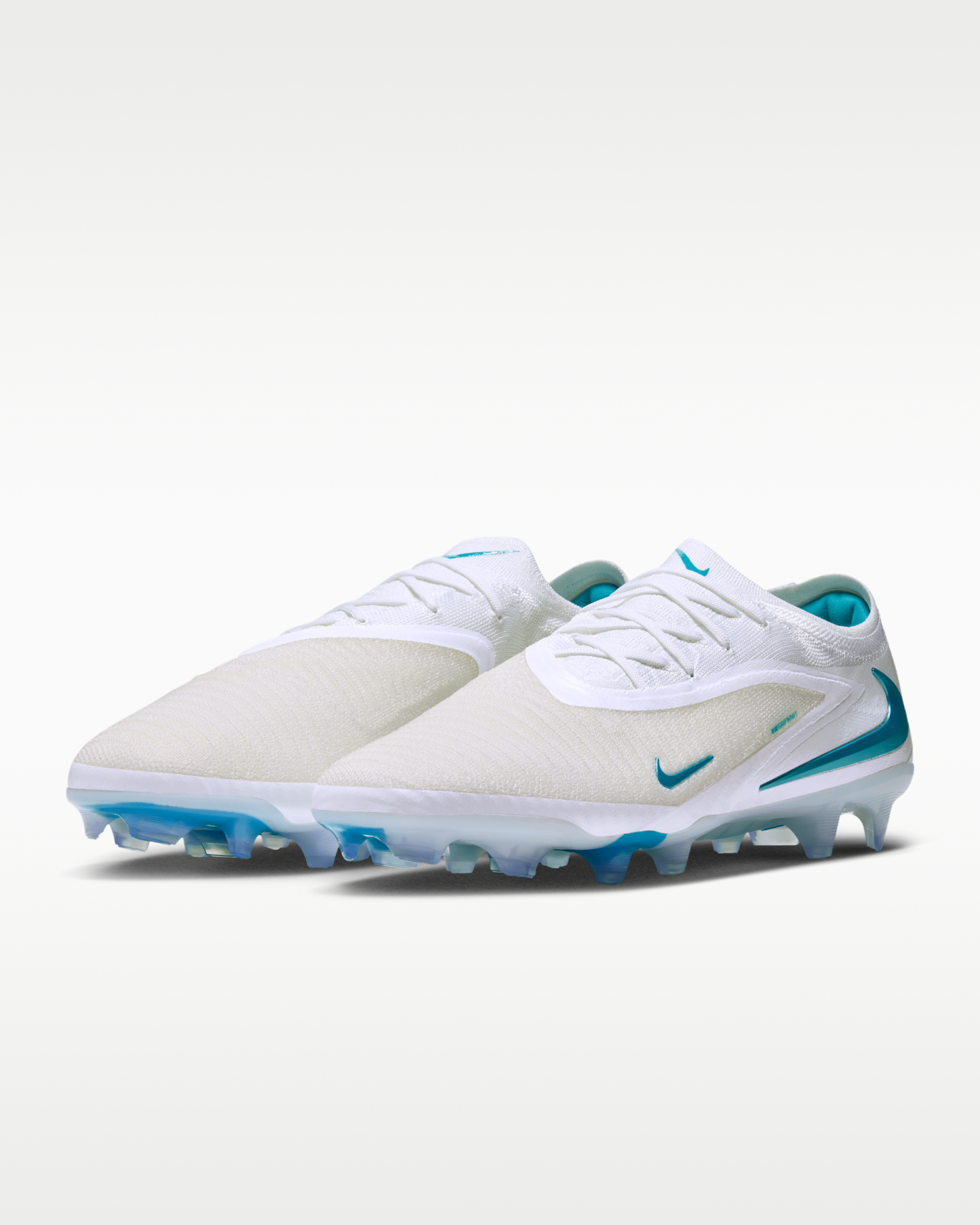 Nike Phantom 6 Low Elite Firm-Ground Football Boot - White/White/Dusty Cactus - View 5