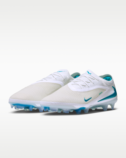 Nike Phantom 6 Low Elite Firm-Ground Football Boot - White/White/Dusty Cactus - View 5