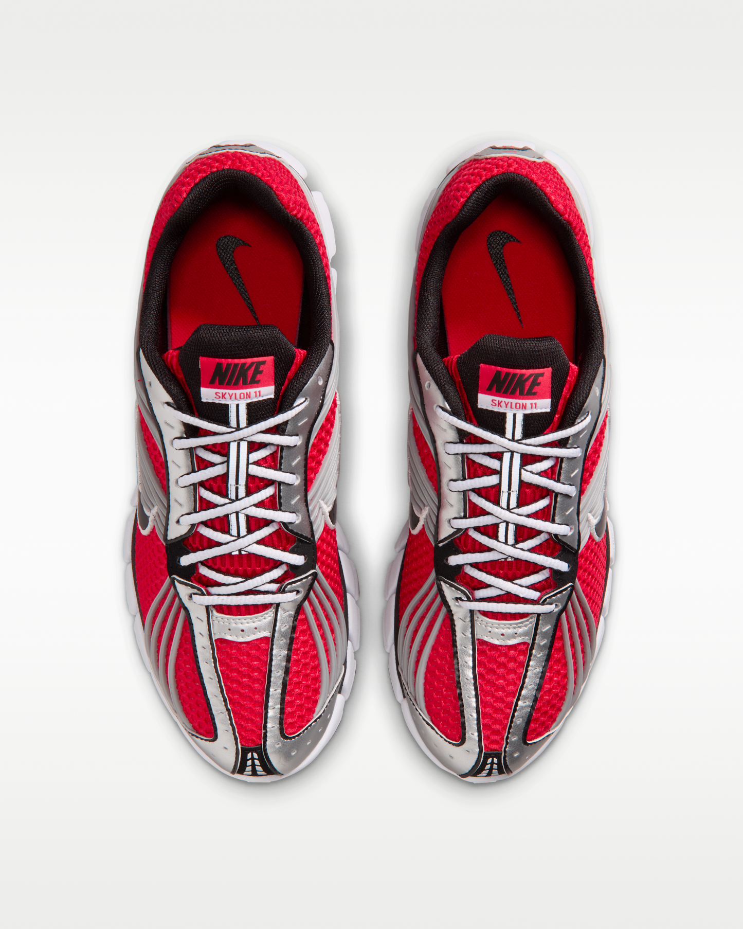 Nike Zoom Skylon 11 Men's Shoes - University Red/Metallic Silver/White/Black - View 4