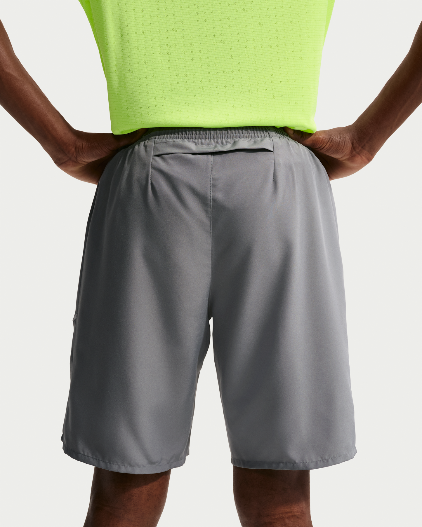 Nike Miler Men's Dri-FIT 23cm (approx.) Unlined Running Shorts - Smoke Grey/Smoke Grey - View 3