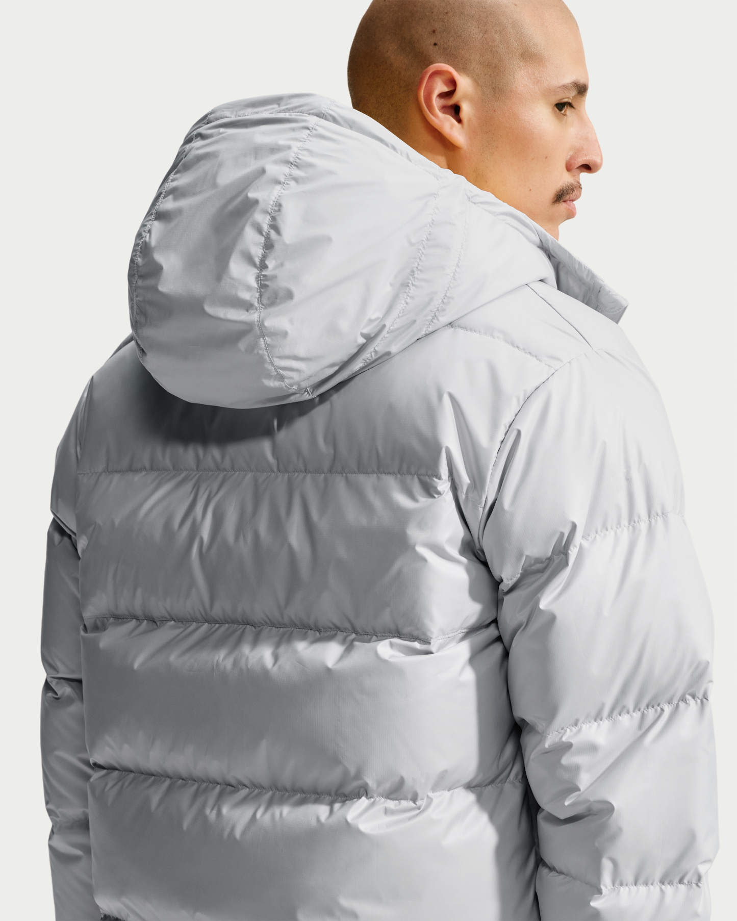 Nike Windrunner Men's Down Jacket - Grey Fog/Grey Fog/White - View 2