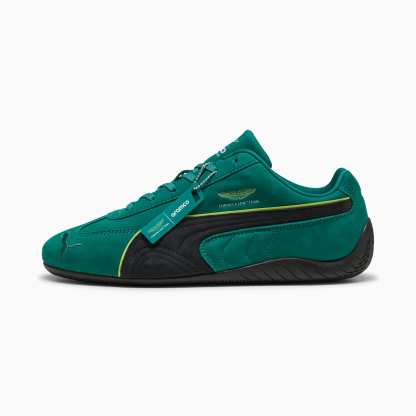 PUMA x ASTON MARTIN ARAMCO F1® TEAM Speedcat Low Sneakers Unisex - Green Lux-PUMA Black - Image 1