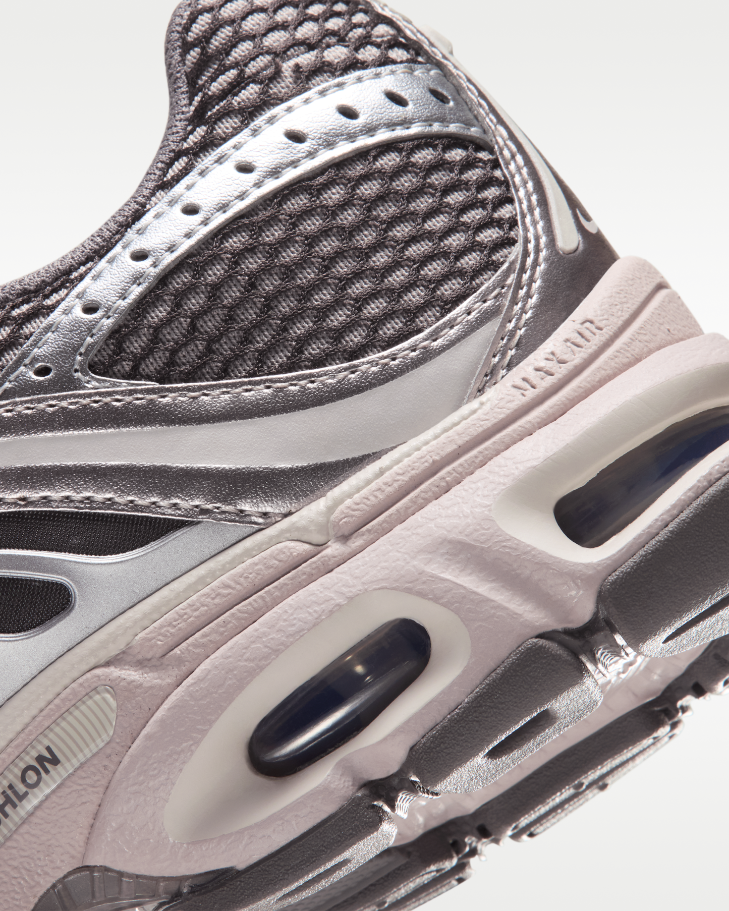 Nike Air Max Moto 2K Women's Shoes with Reflective Design Accents - Cave Stone/Enigma Stone/Metallic Silver/Cream II - View 8