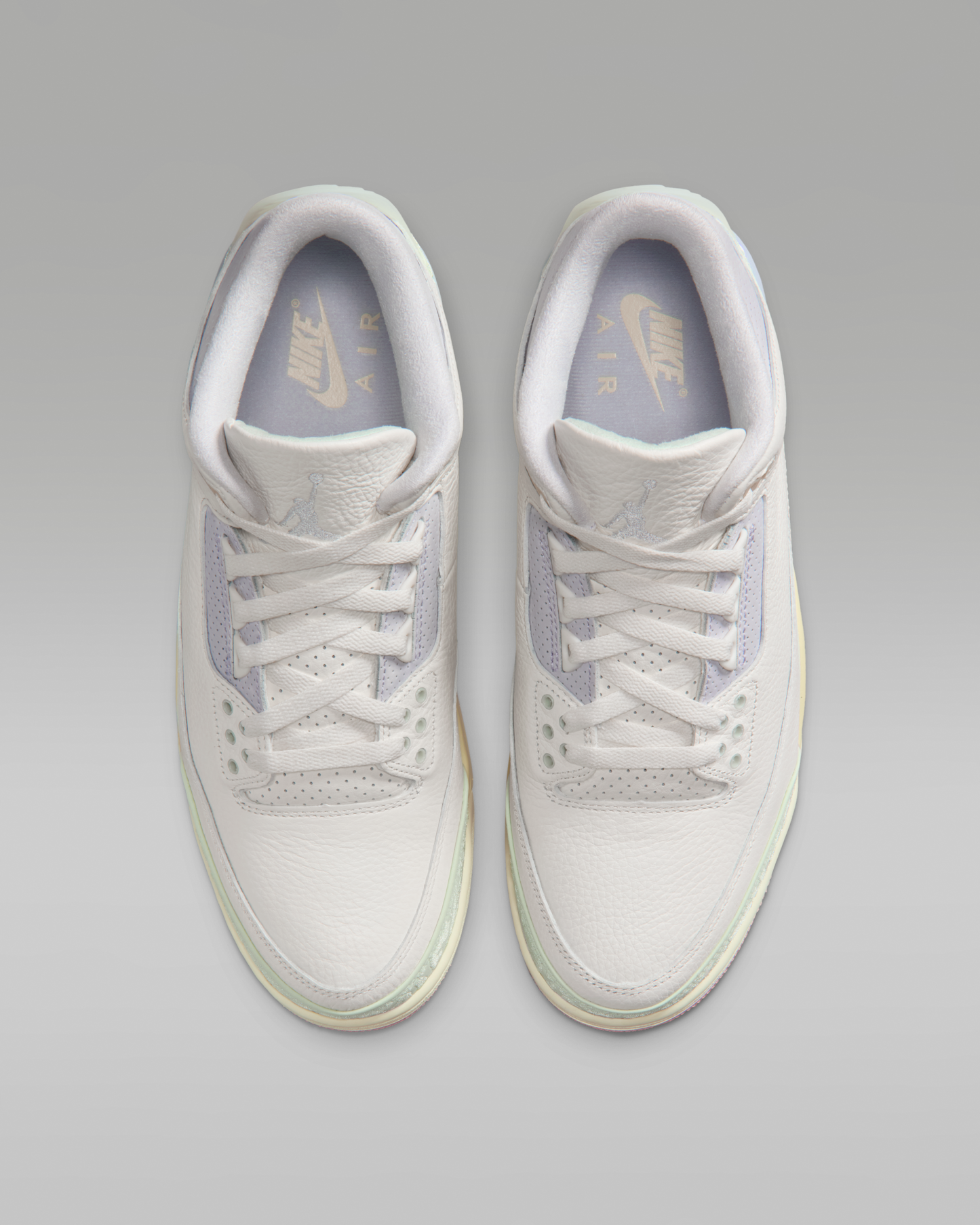 Air Jordan 3 Retro 'Sail and Jade Aura' Men's Shoes - Sail/Aura/Iced Carmine/Jade Aura - View 4