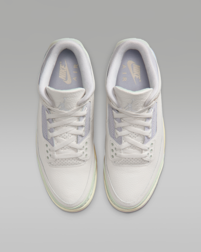 Air Jordan 3 Retro 'Sail and Jade Aura' Men's Shoes - Sail/Aura/Iced Carmine/Jade Aura - View 4