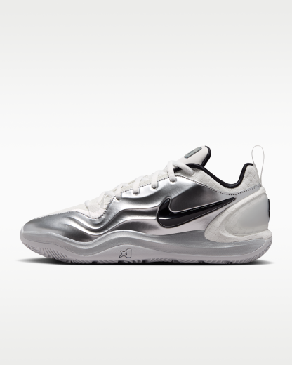 A'Two 'Mirrored' A'ja Wilson Basketball Shoes - Summit White/Metallic Silver/Black - View 1