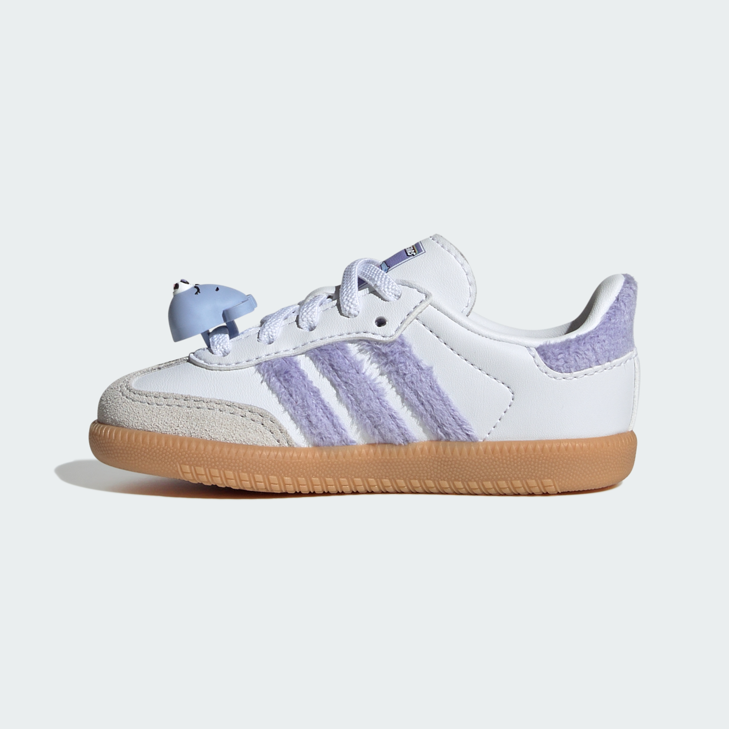 adidas ADIDAS CARE BEARS SAMBA OG COMFORT CLOSURE ELASTIC LACE SHOES - Light Purple / Cloud White / Blue Dawn - View 8