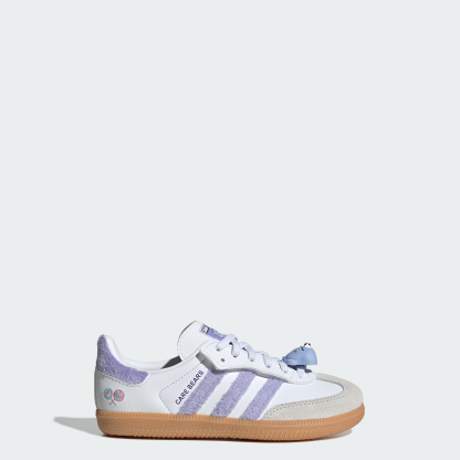 adidas ADIDAS CARE BEARS SAMBA OG COMFORT CLOSURE ELASTIC LACE SHOES - Light Purple / Cloud White / Blue Dawn - View 1