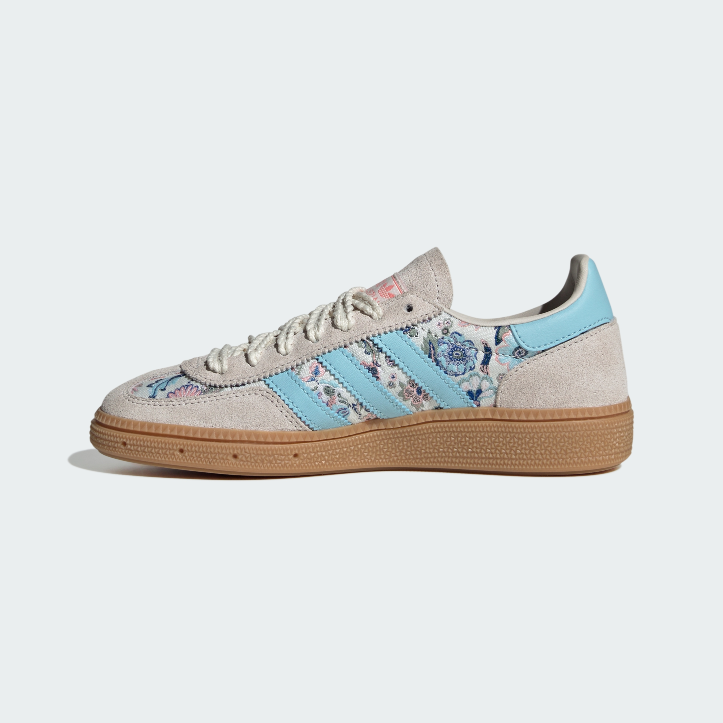 adidas ADIDAS LIBERTY LONDON HANDBALL SPEZIAL SHOES - Off White / Icey Blue / Gum - View 8