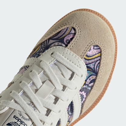 adidas ADIDAS LIBERTY SAMBA OG LACE SHOES - Core White / Orchid Fusion / Gum - View 11