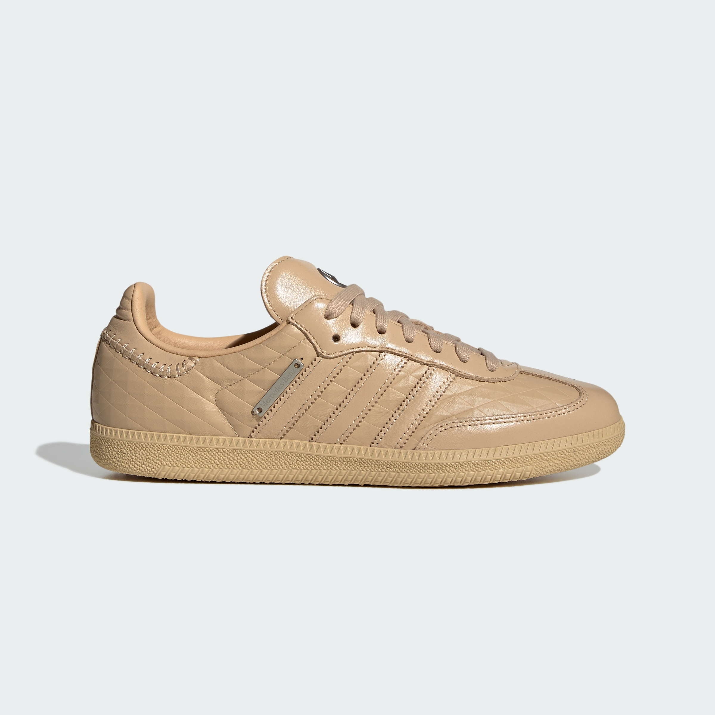 adidas ADIDAS SAMBA OG - MERCEDES-BENZ SHOES - Magic Beige / Magic Beige / Silver Metallic - View 2